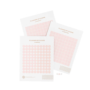 Ponderlily blush mini sticker set