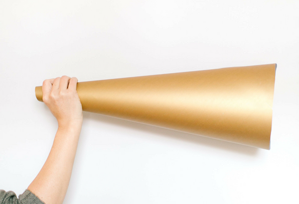 woman holding megaphone