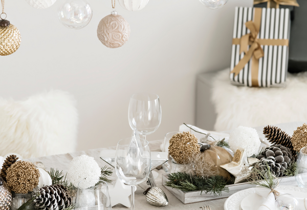 Picture of Christmas table setting