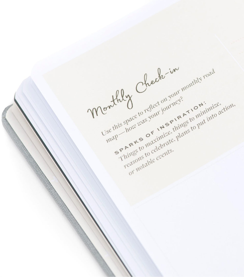 Mindful Productivity Planner (grey) by Do Good Paper Co.
