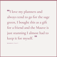 Customer reviews mauve planner