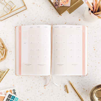 Calendar view of the daily Ponderlily planner