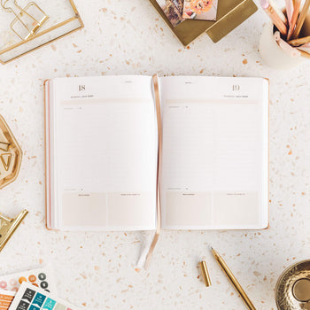 Day per page of the daily planner