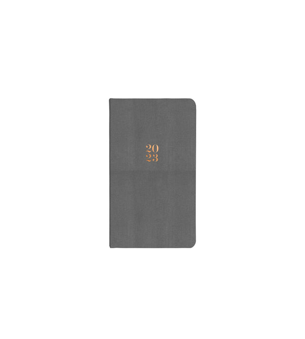 Ponderlily Monthly Planner 2023, Charcoal