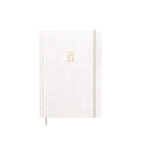2023 weekly planner by Ponderlily in linen cover