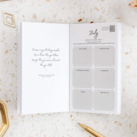 Quotes page and monthly roadmap of the 2023 monthly Ponderlily planner