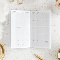 Monthly spread of the 2023 monthly Ponderlily planner