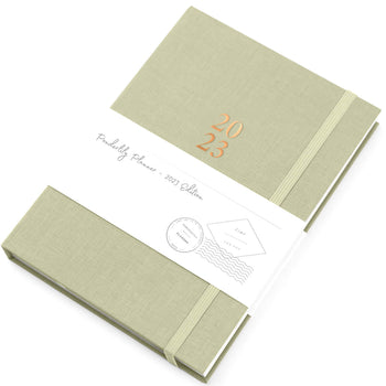 2023 Ponderlily planner weekly start with belly band