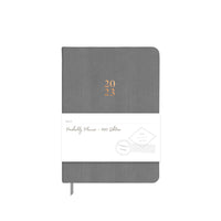 Ponderlily 2023 Daily Planner, Charcoal