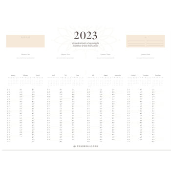 Ponderlily Wall Calendar 2023
